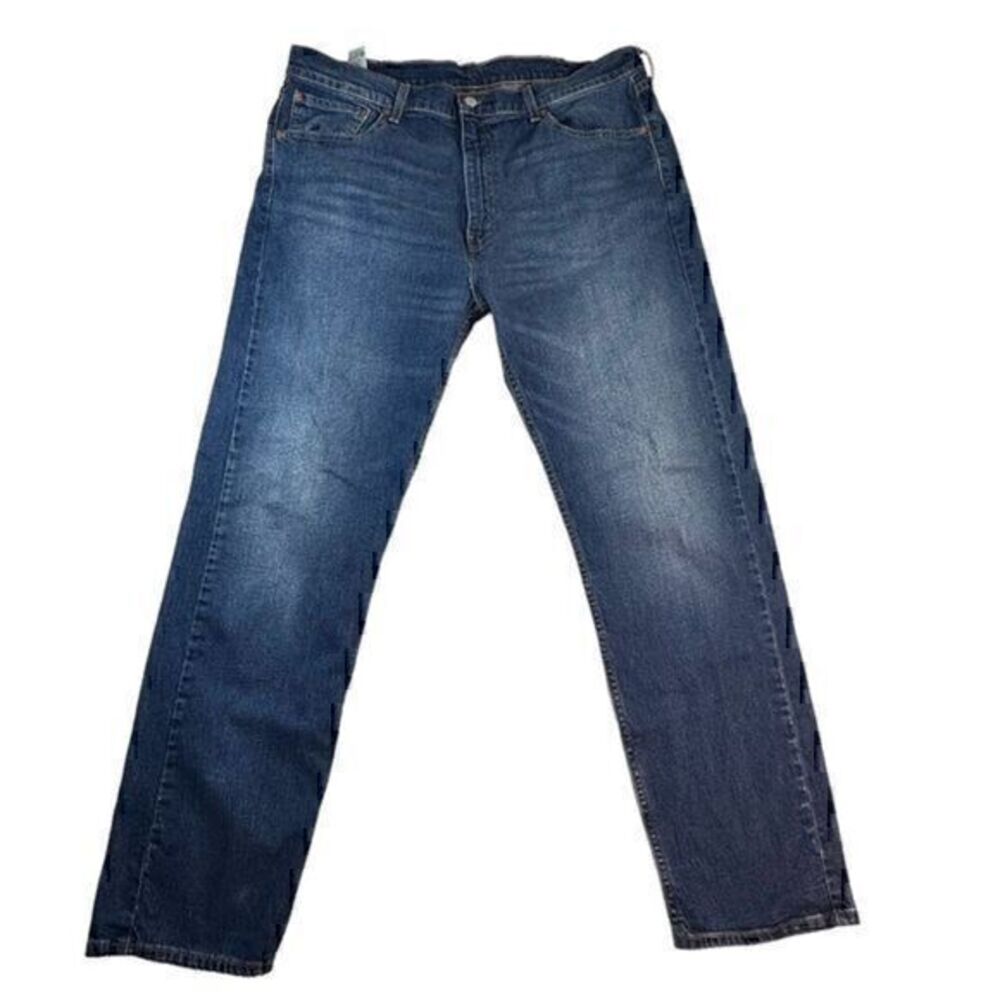 Levis Mens Medium Wash 505 Straight Leg Jeans Size 40 x 32